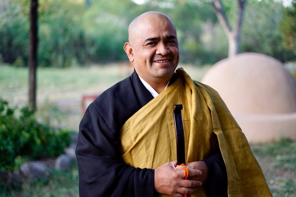 Portrait of Sensei Shinzan, Zen priest and Dharma successor of Joan Halifax Roshi